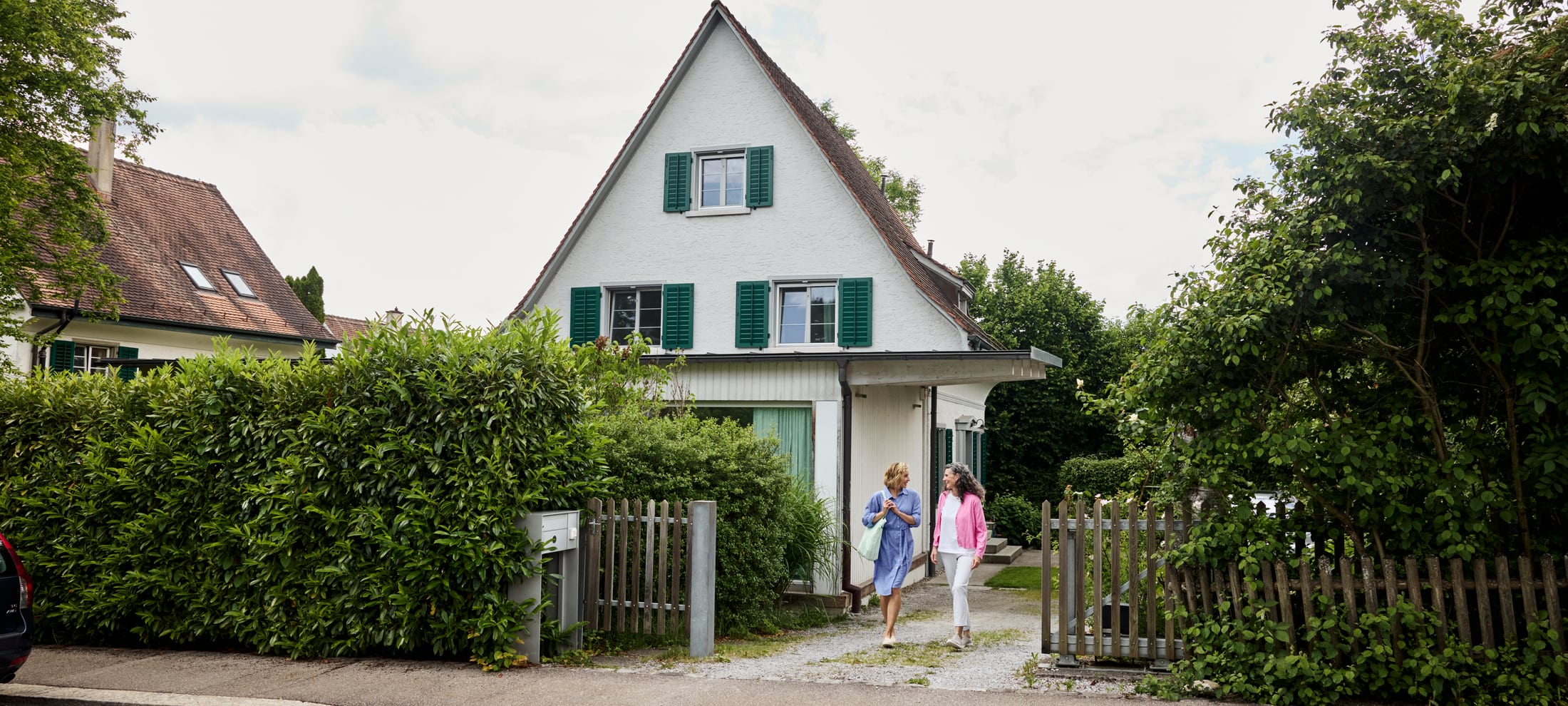 Une maison avec jardin