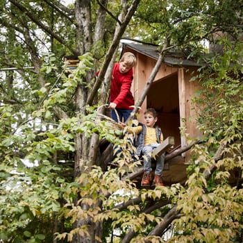 Protezione giuridica per privati: Bambini che giocano in una casa sull’albero